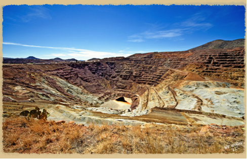 photo of a sulfur strip mine