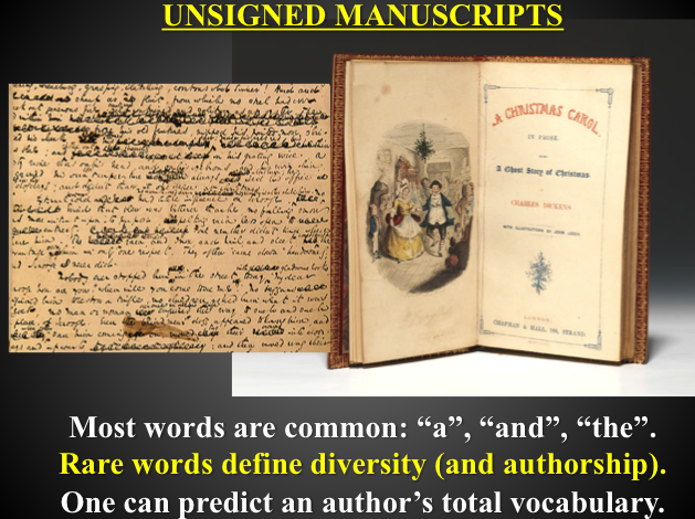 photo of unsigned manuscripts